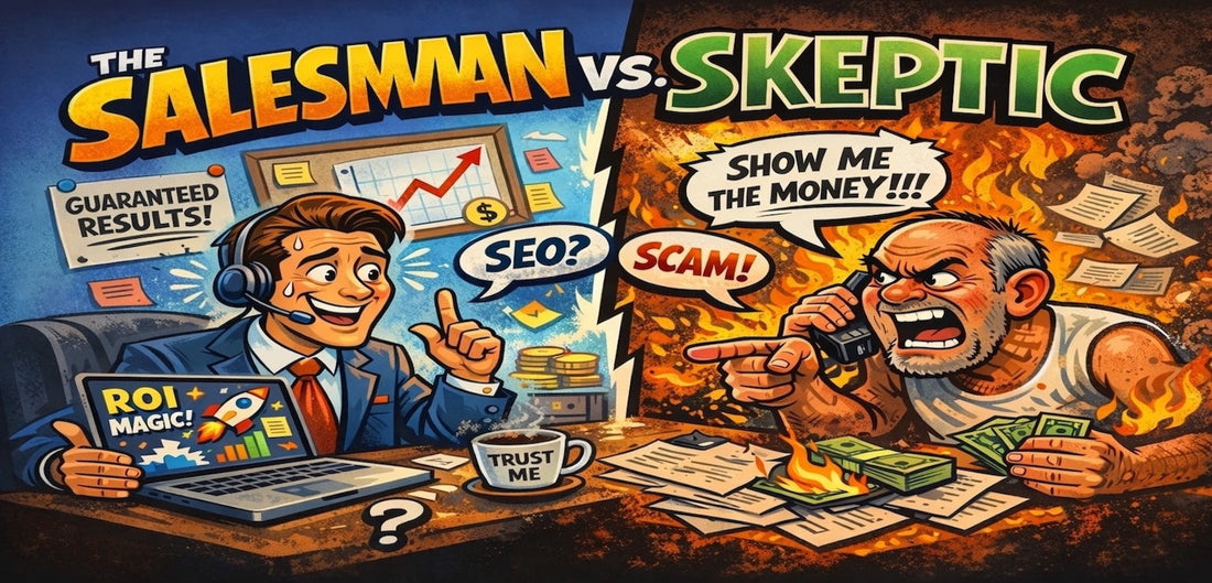 The Salesman vs. The Skeptic: Scam, Comedy, or Just a Very Bad Sales Call?